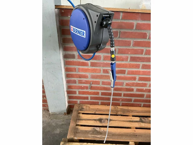 Berner luchtslanghaspel 10 meter - afbeelding 2 van  3