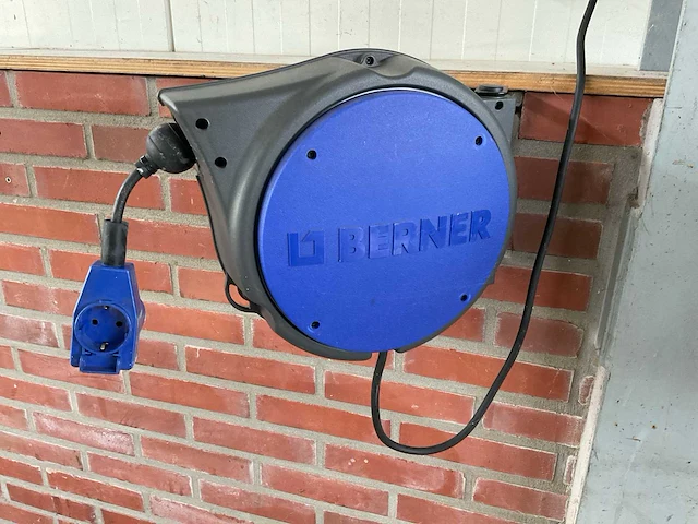 Berner verlengkabelhaspel 15 meter - afbeelding 1 van  3