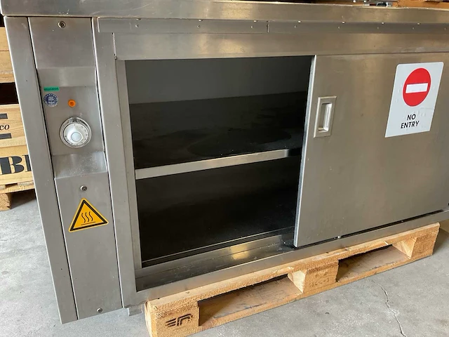 Bert müller rvs werktafel met warmhoudkast - afbeelding 4 van  6