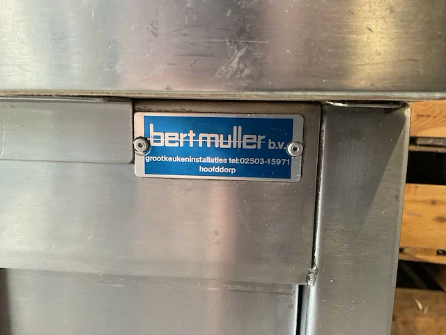 Bert müller rvs werktafel met warmhoudkast - afbeelding 6 van  6