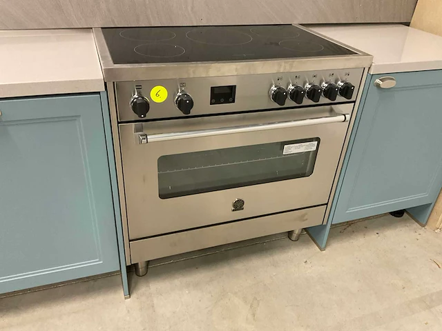 Bertazzoni ams91nd61bx vrijstaand inductie fornuis 90 cm (c) - afbeelding 2 van  8