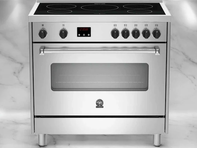 Bertazzoni ams91nd61bx vrijstaand inductie fornuis 90 cm - afbeelding 1 van  7