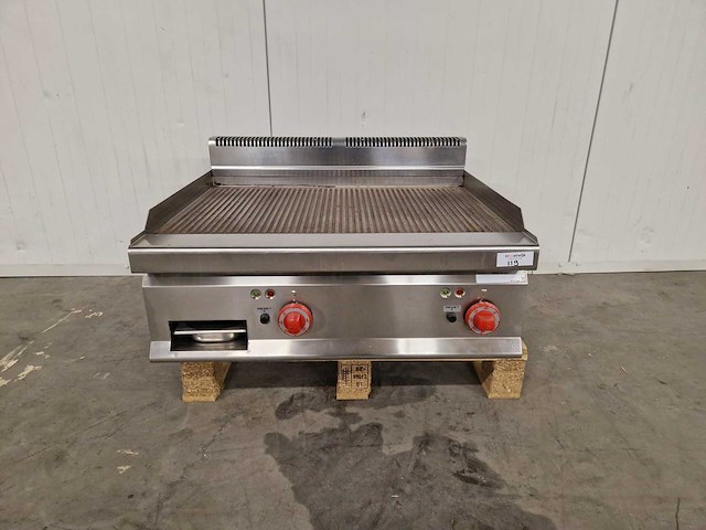 Bertos - e7fr88-2 - geribbeld - grill- en bakplaat - afbeelding 1 van  2