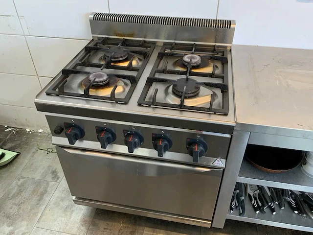 Berto's - g7f4e+fg1 - gasfornuis met oven - afbeelding 6 van  6