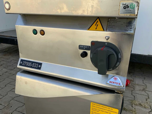 Berto’s e9f22-4m friteuse - afbeelding 4 van  8