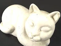 Beschilderd terracotta poes - afbeelding 2 van  5