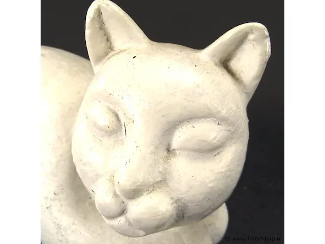 Beschilderd terracotta poes - afbeelding 3 van  5