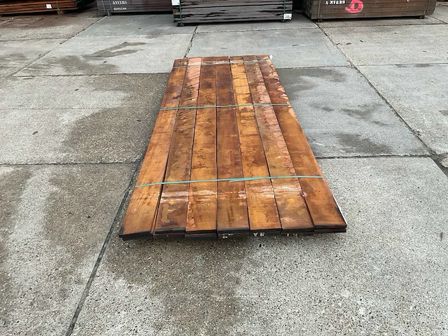 Beschoeiing plank 21x155 hardhout (14x) - afbeelding 2 van  6