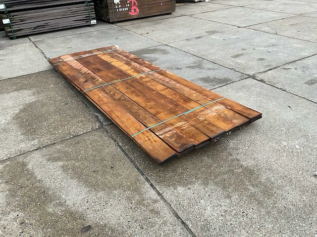 Beschoeiing plank 21x155 hardhout (14x) - afbeelding 3 van  6