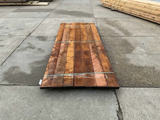 Beschoeiing plank 21x155 hardhout (14x) - afbeelding 5 van  6