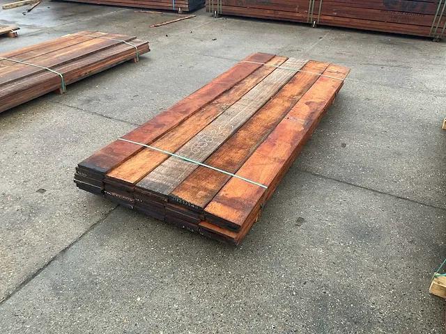 Beschoeiing plank 21x200 hardhout (41x) - afbeelding 4 van  6
