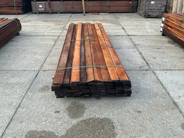 Beschoeiing plank 26x100 hardhout (94x) - afbeelding 5 van  6