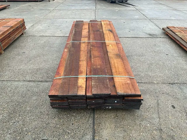 Beschoeiing plank 26x200 hardhout (43x) - afbeelding 2 van  6