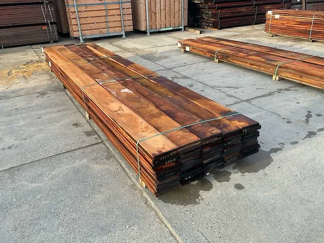 Beschoeiing plank 26x200 hardhout (75x) - afbeelding 6 van  6