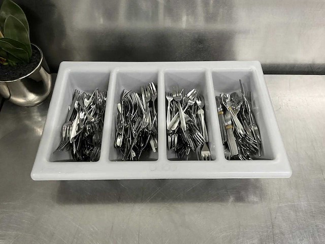 Bestekbak met gebaksvorken - afbeelding 1 van  3
