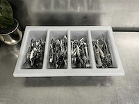 Bestekbak met gebaksvorken - afbeelding 1 van  3