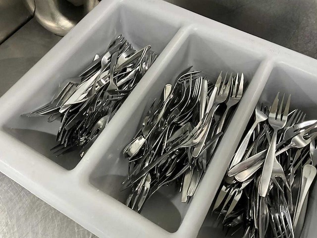 Bestekbak met gebaksvorken - afbeelding 2 van  3