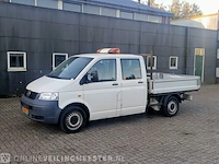 Bestelauto kipper pick-up volkswagen, transporter 1.9 tdi dubbele cabine, bouwjaar 2006 | 159518 km | 21-bx-tg