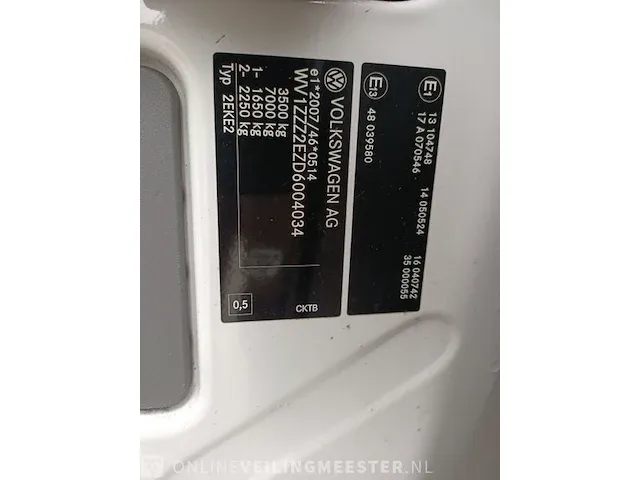 Bestelbus volkswagen, crafter 2.0 tdi bm service wagen, bouwjaar 2012 | 131022 km | 8-vxs-45 - afbeelding 43 van  52