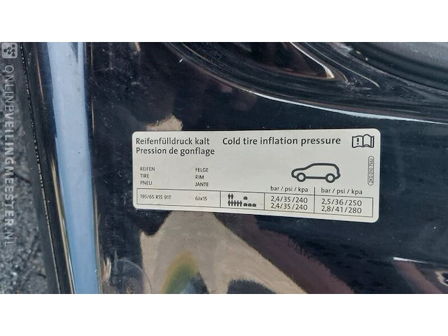 Bestelwagen volkswagen, caddy 1.6 tdi maxi, zwart, bouwjaar 2012 - afbeelding 33 van  39