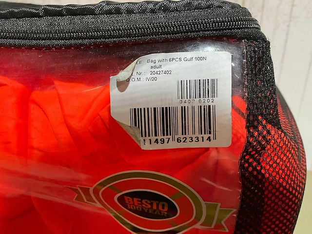 Besto - 6 zwemvesten in geventileerde tas (ongebruikt) - afbeelding 4 van  4