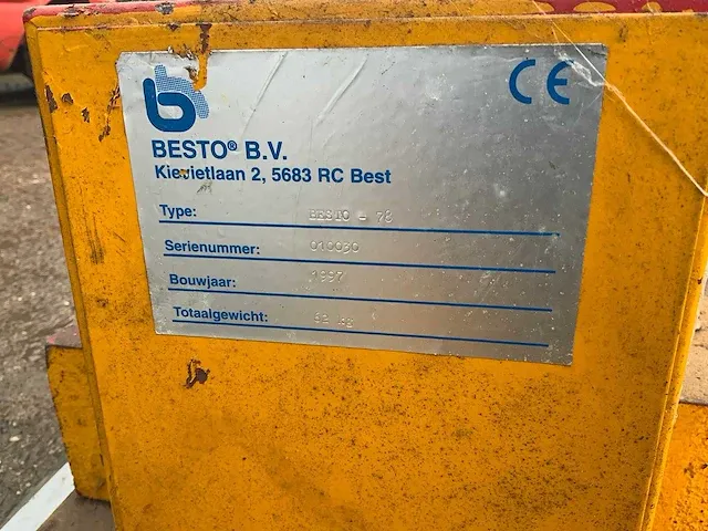Besto - bes10-78 - betonvloer schuurmachine - afbeelding 5 van  5