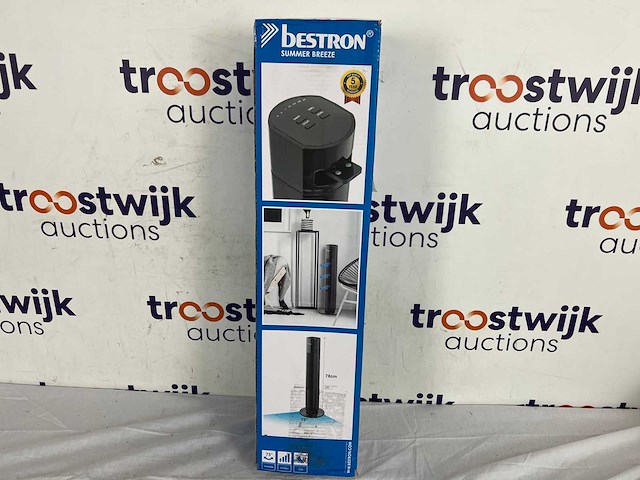 Bestron aft770zrc - torenventilator - zwart - afbeelding 2 van  2