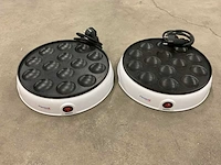 Bestron apfm700w poffertjespan (2x) - afbeelding 1 van  1