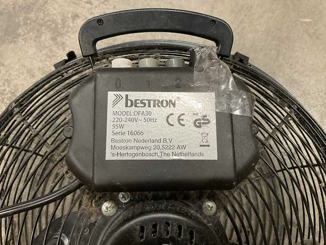 Bestron dfa30 vloer ventilator - afbeelding 3 van  3