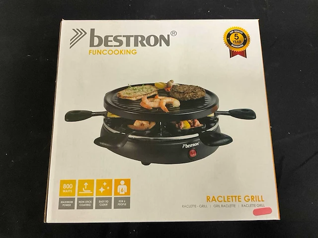 Bestron / gusta pizzaoven / raclette (3x) - afbeelding 5 van  10