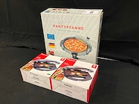 Bestron/ kochmann contactgrill / partypan (3x) - afbeelding 1 van  10