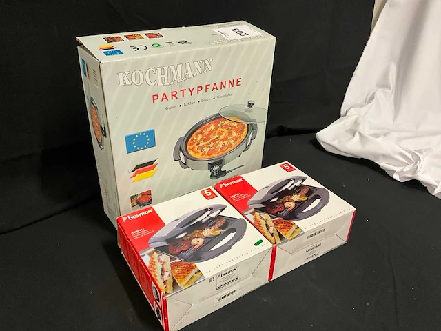 Bestron/ kochmann contactgrill / partypan (3x) - afbeelding 4 van  10