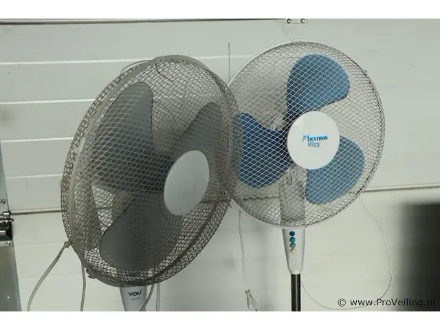 Bestron ventilator op standaard- 2 stuks - afbeelding 2 van  7