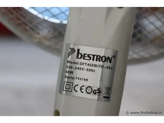 Bestron ventilator op standaard- 2 stuks - afbeelding 7 van  7