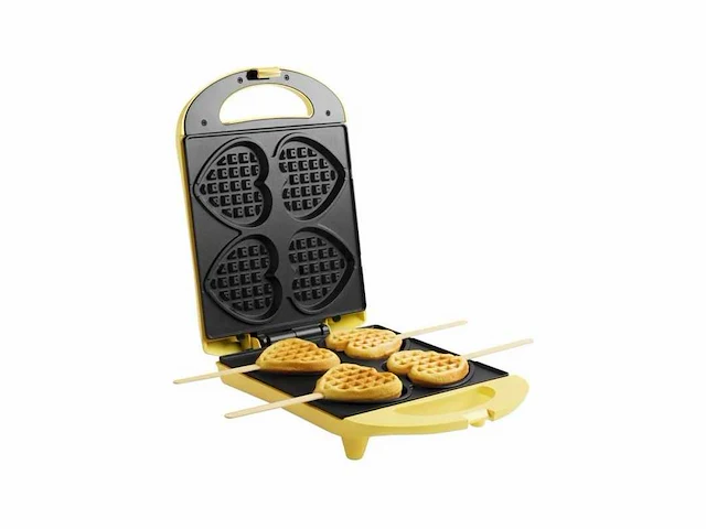 Bestron wafelijzer voor hartvormige wafels - afbeelding 1 van  2