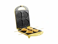Bestron wafelijzer voor hartvormige wafels - afbeelding 1 van  2