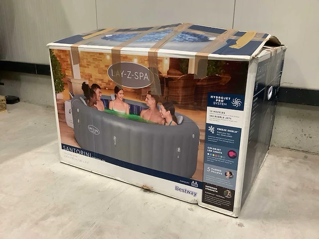 Bestway lay-z-spa santorini jacuzzi - afbeelding 2 van  5