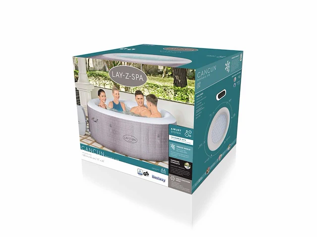 Bestway lay-z-spa signature cancun jacuzzi - afbeelding 1 van  5