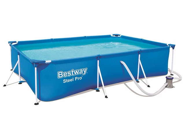 Bestway steel pro 400x211x81 cm opzetzwembad - afbeelding 2 van  6