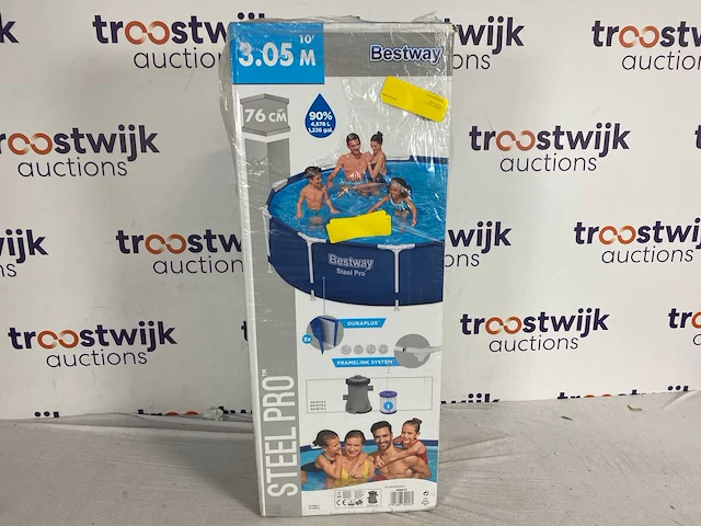 Bestway steel pro zwembad rond 3.05 m x 76 cm - inclusief filterpomp - afbeelding 2 van  2