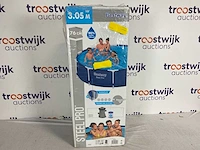 Bestway steel pro zwembad rond 3.05 m x 76 cm - inclusief filterpomp - afbeelding 2 van  2