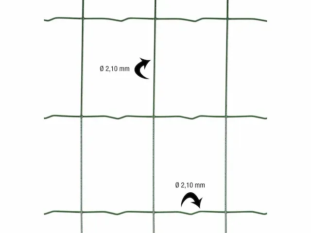 Betafence - pantanet light - tuingaas 60cm x 25m groen - afbeelding 2 van  7