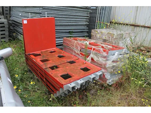 Betonblokmallen 4 stuks voor legioblokken. - afbeelding 1 van  4