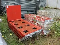 Betonblokmallen 4 stuks voor legioblokken. - afbeelding 1 van  4