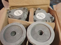 Betonen kaars kandelaar 50 cm hoog aantal 4 stuks. - afbeelding 5 van  5