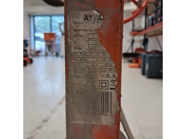Betonmolen - 145l - 230v atika, profi 145s, bouwjaar 2017 - afbeelding 15 van  16