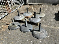 Betonnen parasolvoet (7x) - afbeelding 1 van  7