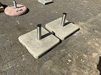 Betonnen parasolvoeten (2x) - afbeelding 1 van  6