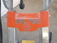 Betonschuurmachine 280mm 230v, husqvarna, pg280, 2017 - afbeelding 6 van  7