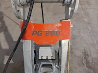 Betonschuurmachine 280mm 230v husqvarna, pg280, bouwjaar 2016 - afbeelding 5 van  13